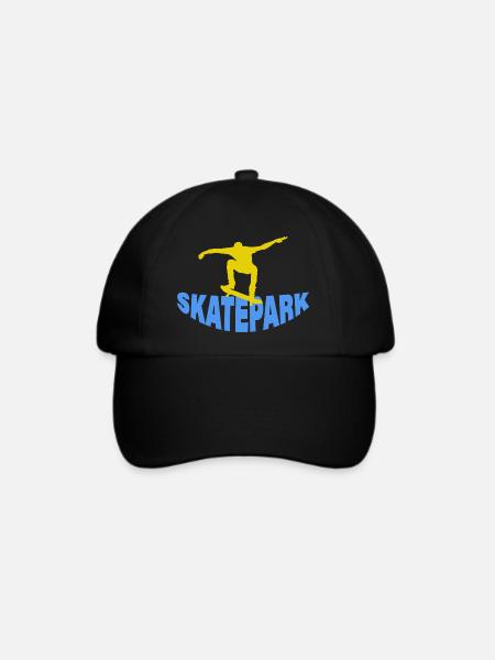 SKATEPARK - Baseballkappe - Schwarz/Schwarz