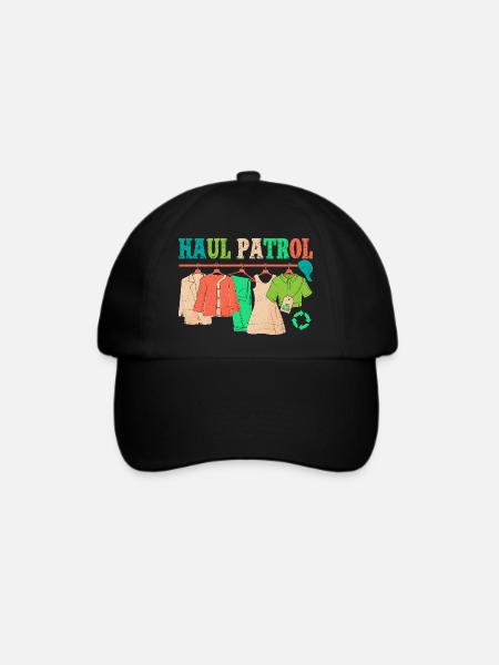 Thrift Shopper Haul Patrol Thrift Store - Baseballkappe - Schwarz/Schwarz