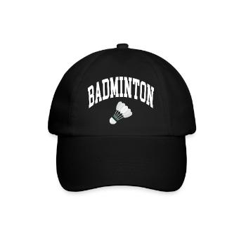 Badminton - Baseballkappe - Schwarz/Schwarz - Vorne