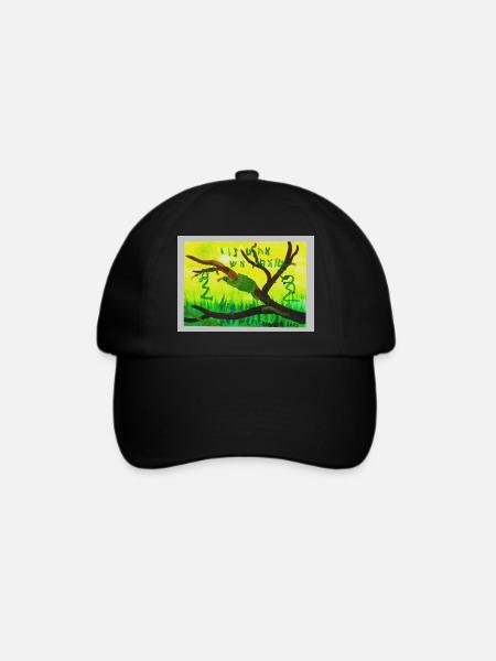A5_Yig_Portrait - Baseballkappe - Schwarz/Schwarz