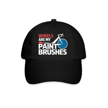 Professionelle Fahrradakrobatik-Performancekunst - Baseballkappe - Schwarz/Schwarz - Vorne