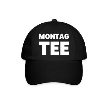 Tee - Baseballkappe - Schwarz/Schwarz - Vorne