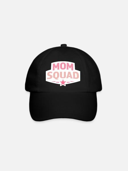 Mama-Trupp - Baseballkappe - Schwarz/Schwarz