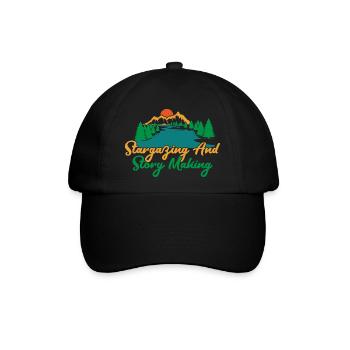 Girl Scout Leader Stargazing & Story Making Scout - Baseballkappe - Schwarz/Schwarz - Vorne