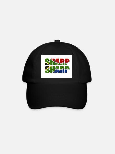 Scharf scharf - Baseballkappe - Schwarz/Schwarz
