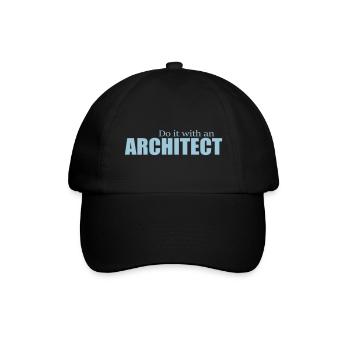 ARCHITECT - Baseballkappe - Schwarz/Schwarz - Vorne