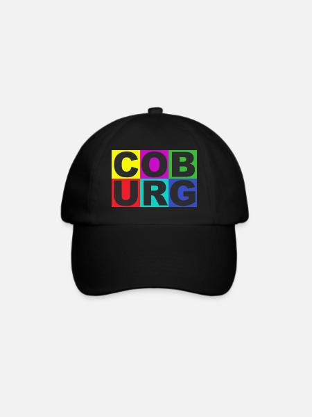 COBURG bunt - Baseballkappe - Schwarz/Schwarz