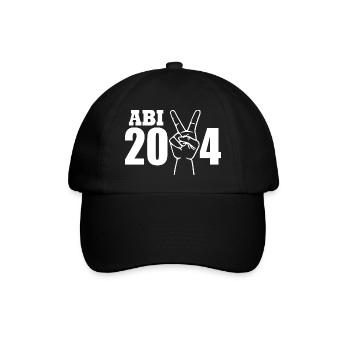 Abi 2024 - Baseballkappe - Schwarz/Schwarz - Vorne