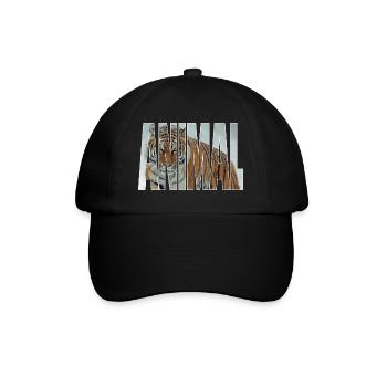 Tiger - Baseballkappe - Schwarz/Schwarz - Vorne