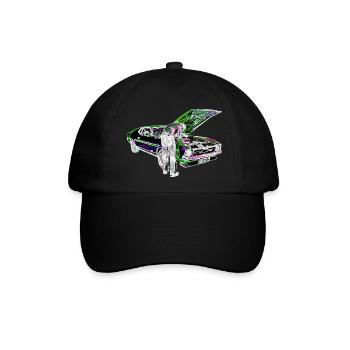 Schrauber Iinvert - Baseballkappe - Schwarz/Schwarz - Vorne