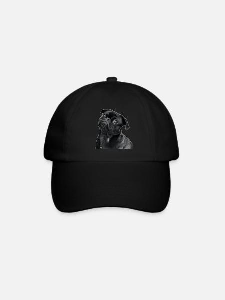 doggy hund - Baseballkappe - Schwarz/Schwarz