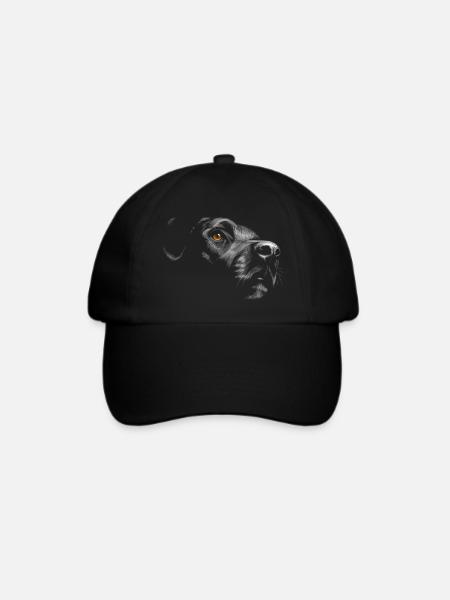 Labrador - Baseballkappe - Schwarz/Schwarz