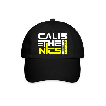 Calisthenics Street Workout Body Workout - Baseballkappe - Schwarz/Schwarz - Vorne