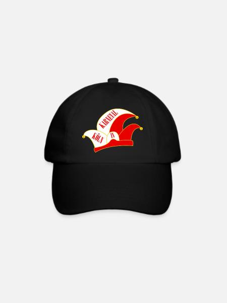 Karneval in Köln - Baseballkappe - Schwarz/Schwarz