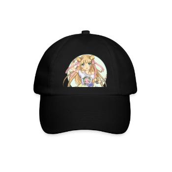 Manga - Baseballkappe - Schwarz/Schwarz - Vorne
