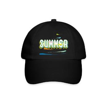 Sommer - Baseballkappe - Schwarz/Schwarz - Vorne