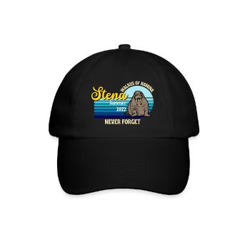 Hamina Walross Stena Sommer 2022 nie vergessen - Baseballkappe - Schwarz/Schwarz - Vorne