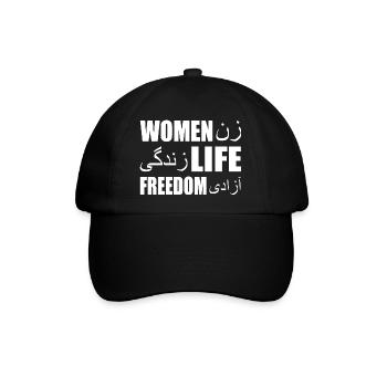 Women life freedom iran - Baseballkappe - Schwarz/Schwarz - Vorne