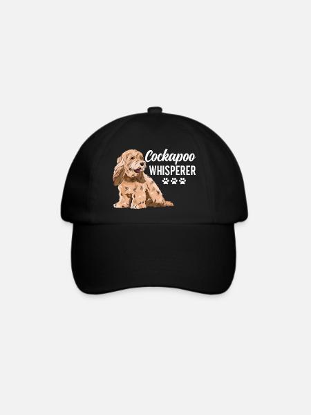 Cockapoo Hund - Baseballkappe - Schwarz/Schwarz
