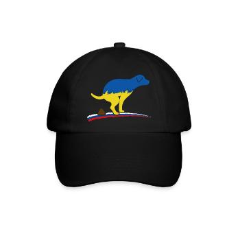 UKRAINE "Held der Ukraine" slava ukraini ukrainian - Baseballkappe - Schwarz/Schwarz - Vorne