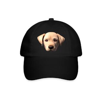 Hundewelpe Golden Retriever Hundebesitzer Hunde - Baseballkappe - Schwarz/Schwarz - Vorne