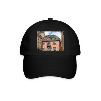 St. Martin Kirche, Cochem Rhein - Baseballkappe - Schwarz/Schwarz - Vorne