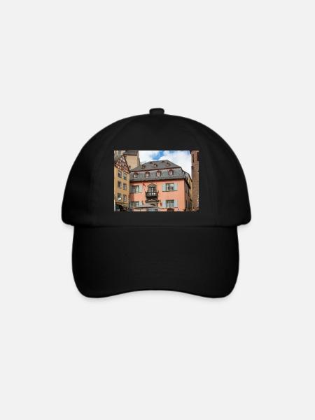 St. Martin Kirche, Cochem Rhein - Baseballkappe - Schwarz/Schwarz