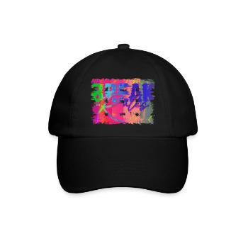 Vertraue niemandem, inspirierende Liebe, Motivation, Schwingungen - Baseballkappe - Schwarz/Schwarz - Vorne