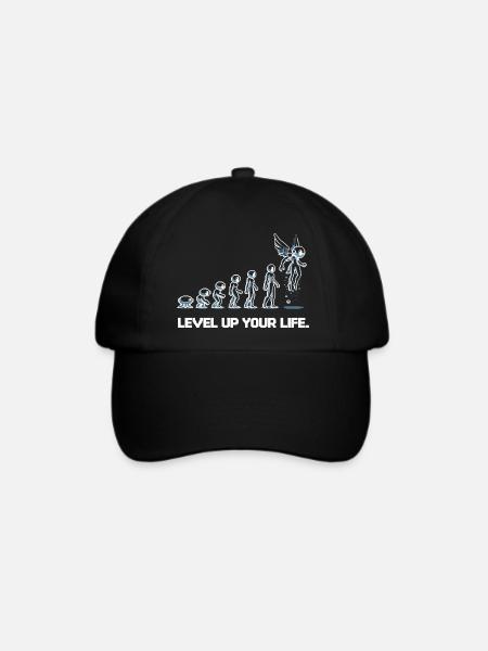 Verbessere dein Leben - Baseballkappe - Schwarz/Schwarz