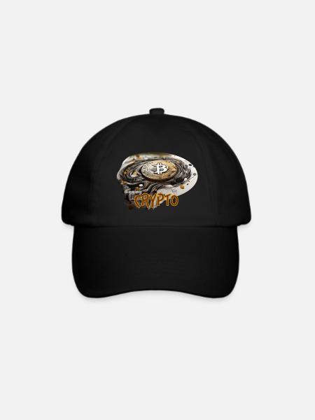 Krypto Währung, crypto digging - Baseballkappe - Schwarz/Schwarz