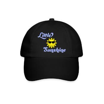 Little Sunshine - Baseballkappe - Schwarz/Schwarz - Vorne