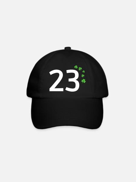 23 - Baseballkappe - Schwarz/Schwarz
