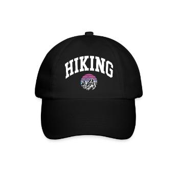 Wandern - Baseballkappe - Schwarz/Schwarz - Vorne