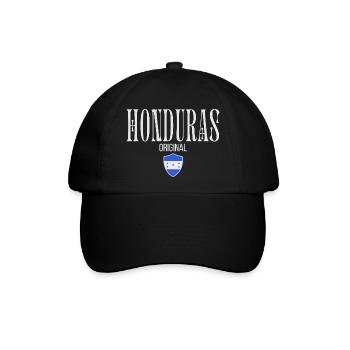 Ursprünglich aus Honduras, geboren in Honduras - Baseballkappe - Schwarz/Schwarz - Vorne