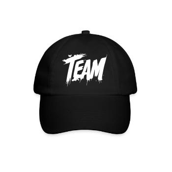 Team Gruppe - Baseballkappe - Schwarz/Schwarz - Vorne