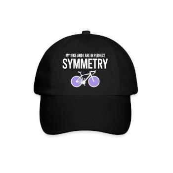 Künstlerischer Zyklus Perfekter Symmetrie-Profi - Baseballkappe - Schwarz/Schwarz - Vorne
