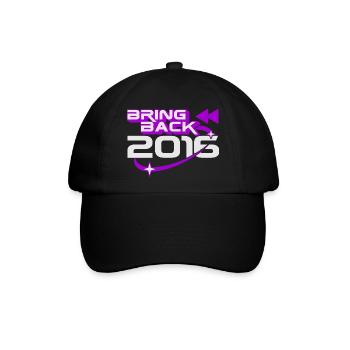Bring 2016 Throwback Internet-Nostalgie zurück - Baseballkappe - Schwarz/Schwarz - Vorne