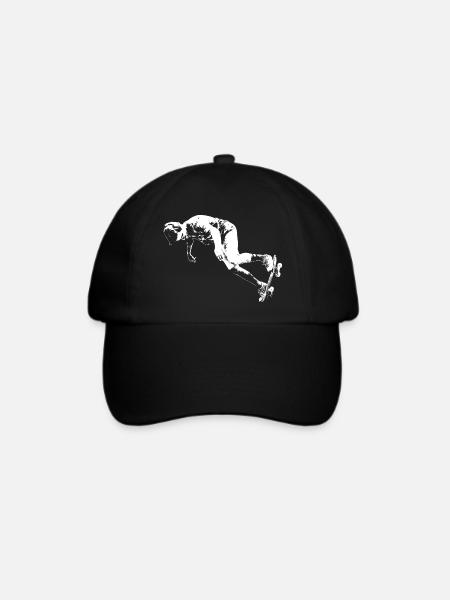 Skater - Baseballkappe - Schwarz/Schwarz