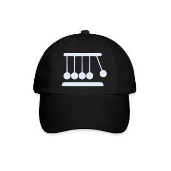 Pendel-Kinetik Minimalismus - Baseballkappe - Schwarz/Schwarz - Vorne