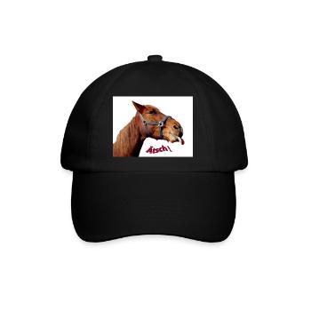 Ätsch! - Baseballkappe - Schwarz/Schwarz - Vorne