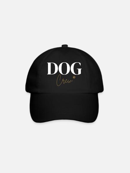 Dog Crew - Baseballkappe - Schwarz/Schwarz