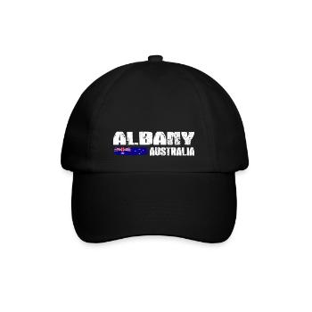 ALBANY - Western Australia - AUSTRALIA - Baseballkappe - Schwarz/Schwarz - Vorne