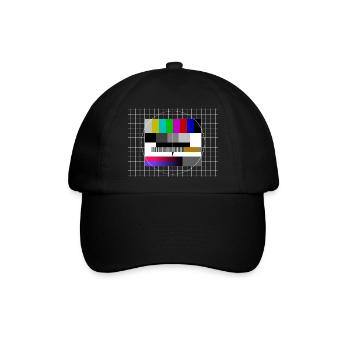 Testbild - Baseballkappe - Schwarz/Schwarz - Vorne