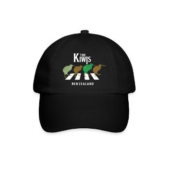 The Kiwis - Baseballkappe - Schwarz/Schwarz - Vorne