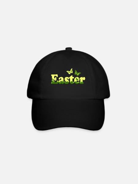 Easter - Baseballkappe - Schwarz/Schwarz