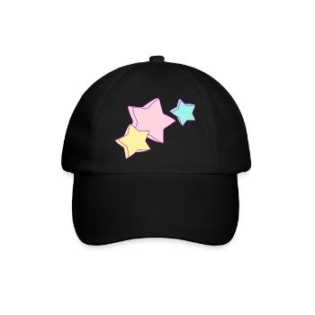Unicorn Stars - Baseballkappe - Schwarz/Schwarz - Vorne
