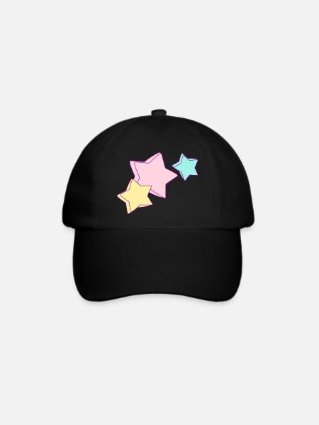 Unicorn Stars - Baseballkappe - Schwarz/Schwarz