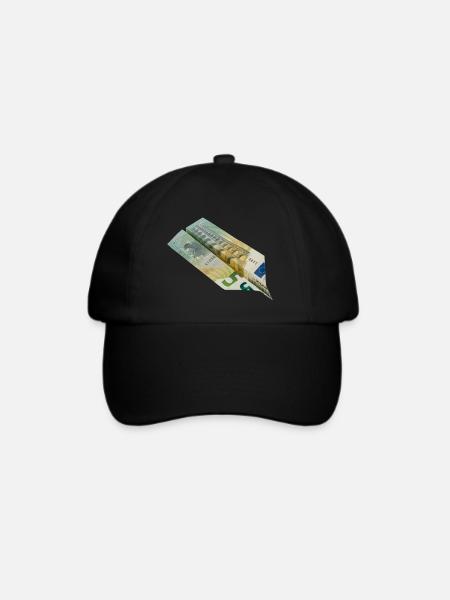 5-Euro-Schein - Baseballkappe - Schwarz/Schwarz