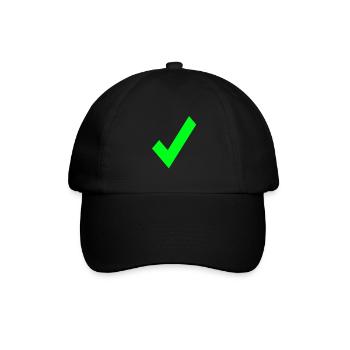 Haken - Baseballkappe - Schwarz/Schwarz - Vorne