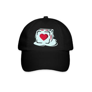 With Heart - Baseballkappe - Schwarz/Schwarz - Vorne